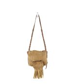 Gouden leren handtassen - 29x8x24 cm - Goede conditie