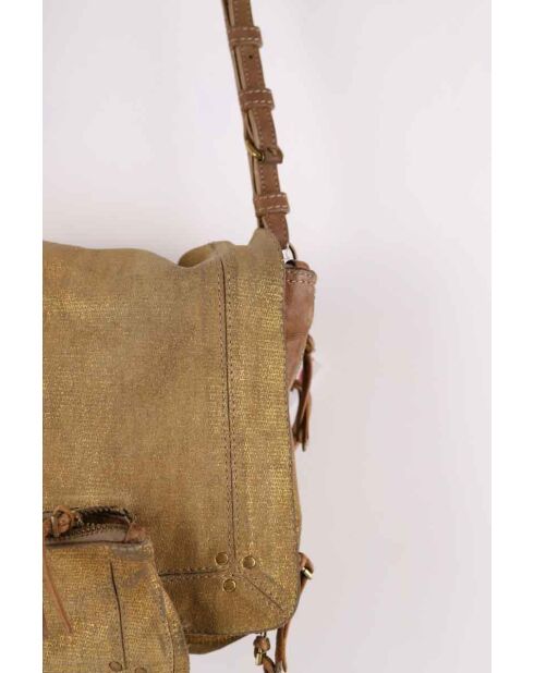 Borse in pelle dorata - 29x8x24 cm - Buone condizioni