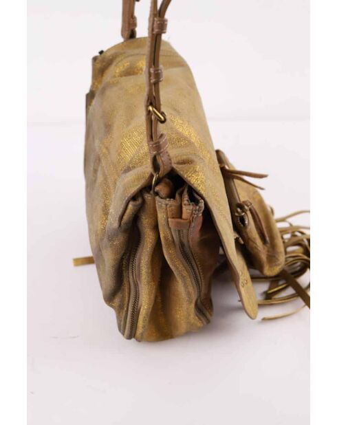 Borse in pelle dorata - 29x8x24 cm - Buone condizioni