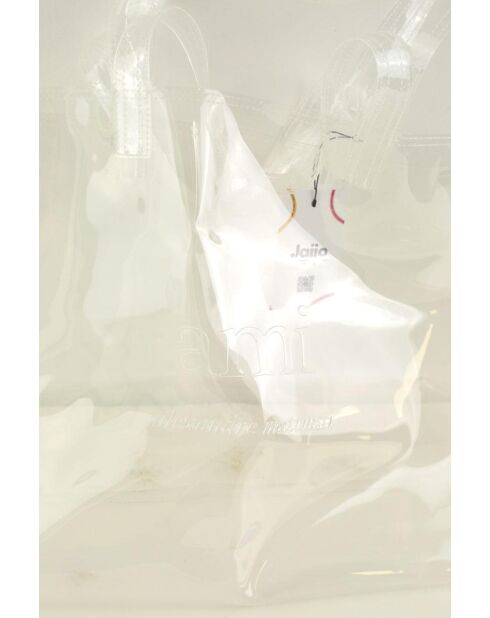 Bolsos de plástico blancos - 60x22x36 cm - Nunca usados