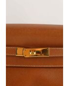 Bolsos de piel camel - 33x14x26 cm - Buen estado