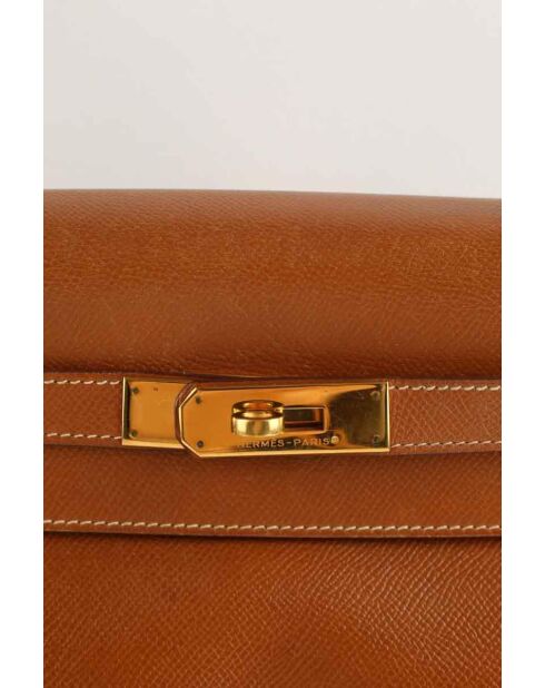 Bolsos de piel camel - 33x14x26 cm - Buen estado