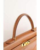 Bolsos de piel camel - 33x14x26 cm - Buen estado