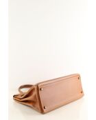 Bolsos de piel camel - 33x14x26 cm - Buen estado