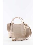 Borse in cotone beige - 29x27x9 cm - Ottime condizioni