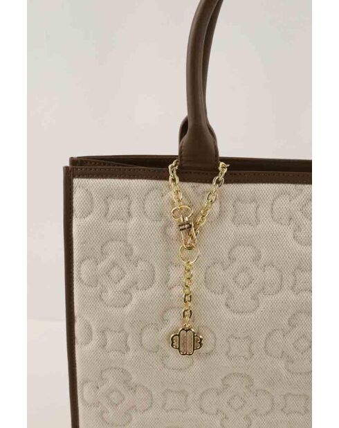 Bolsos de tela blanca - 38x13x29 cm - Muy buen estado