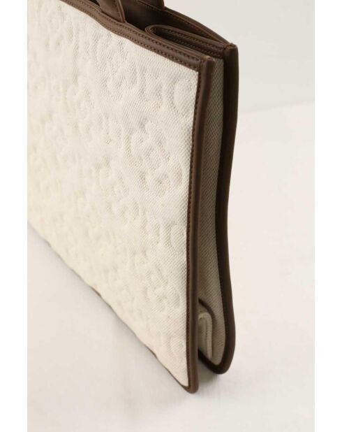 Bolsos de tela blanca - 38x13x29 cm - Muy buen estado