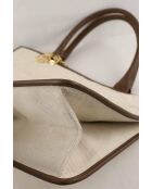 Borse in tessuto bianco - 38x13x29 cm - Ottime condizioni