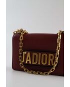 Bolsos de piel burdeos - 19x11x92 cm - En muy buen estado