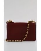 Bolsos de piel burdeos - 19x11x92 cm - En muy buen estado