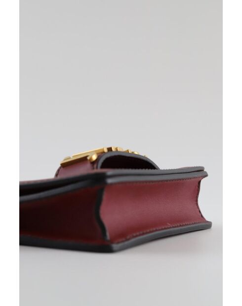 Bolsos de piel burdeos - 19x11x92 cm - En muy buen estado