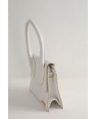 Borse in pelle bianca - 23x7x19 cm - Buone condizioni