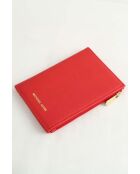 Portafogli in pelle rossa - 11x16,5 cm - Ottime condizioni