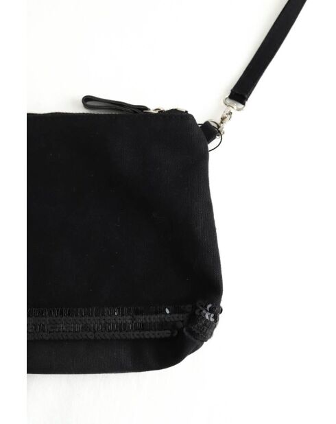 Bolsos de tela negra - 25,5x5x15,5 cm - Muy buen estado