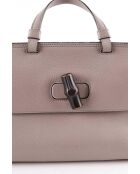 Graue Lederhandtaschen - 25x10x20 cm - Sehr guter Zustand