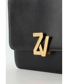 Bolsos de piel negra - 25x8x20 cm - En buen estado