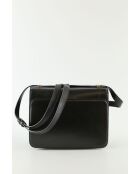 Bolsos de piel negra - 25x8x20 cm - En buen estado