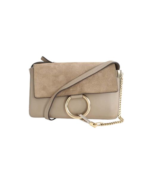 Graue Wildlederhandtaschen - 26x10x18 cm - Sehr guter Zustand