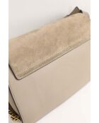 Graue Wildlederhandtaschen - 26x10x18 cm - Sehr guter Zustand