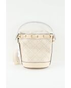 Borse in tessuto ecrù - 20x11x19 cm - Mai indossate con etichetta