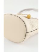 Borse in tessuto ecrù - 20x11x19 cm - Mai indossate con etichetta