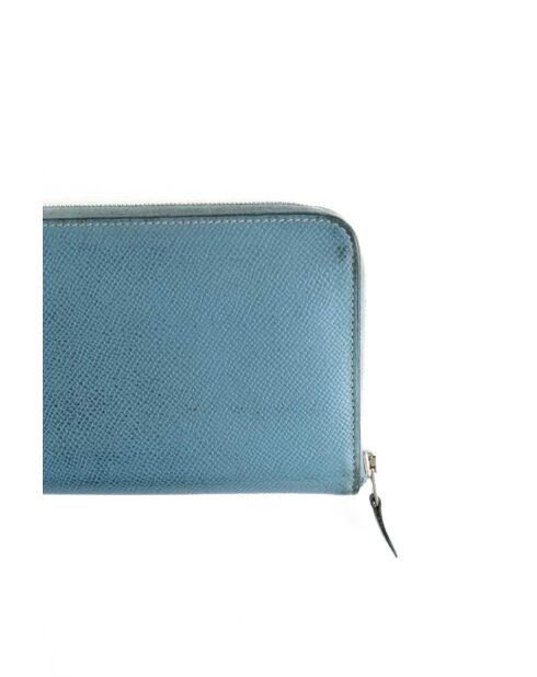 Blaue Lederbrieftaschen - 20x11 cm - Guter Zustand