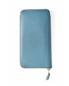 Blaue Lederbrieftaschen - 20x11 cm - Guter Zustand