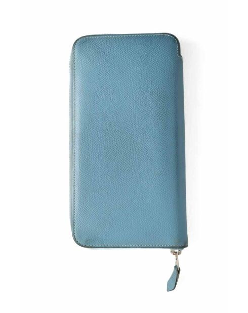 Blaue Lederbrieftaschen - 20x11 cm - Guter Zustand