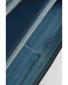 Blaue Lederbrieftaschen - 20x11 cm - Guter Zustand