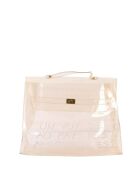 Bolsos de vinilo blanco - 40x12x29 cm - Buen estado