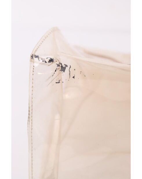 Bolsos de vinilo blanco - 40x12x29 cm - Buen estado