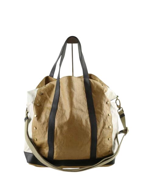 Bolsos de tela caqui - 50x20x38 cm - En buen estado