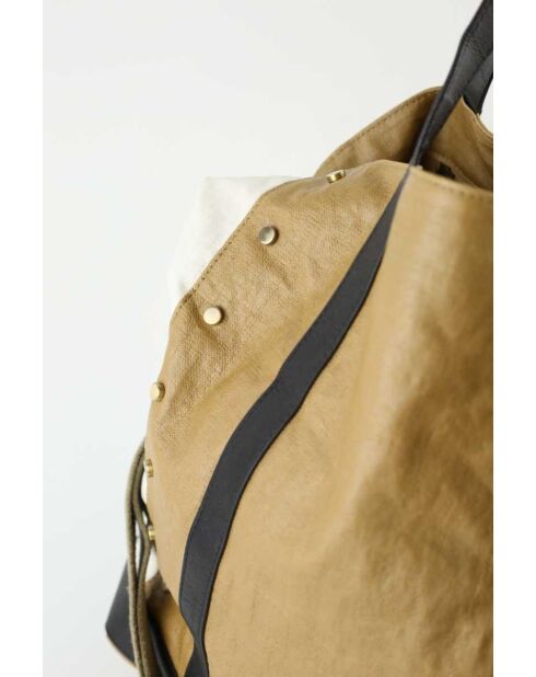 Bolsos de tela caqui - 50x20x38 cm - En buen estado