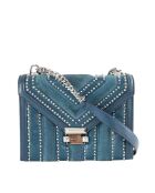 Bolsos de piel azul - 24x17x8 cm - En buen estado