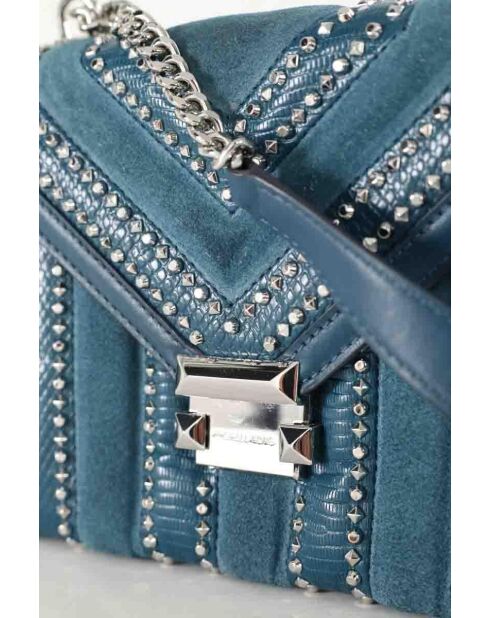 Bolsos de piel azul - 24x17x8 cm - En buen estado