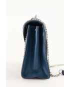 Bolsos de piel azul - 24x17x8 cm - En buen estado