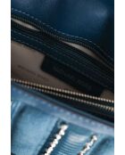 Bolsos de piel azul - 24x17x8 cm - En buen estado