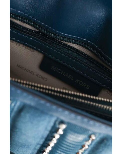 Bolsos de piel azul - 24x17x8 cm - En buen estado