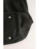 Zwarte leren handtassen - 35x16x35 cm - Goede conditie