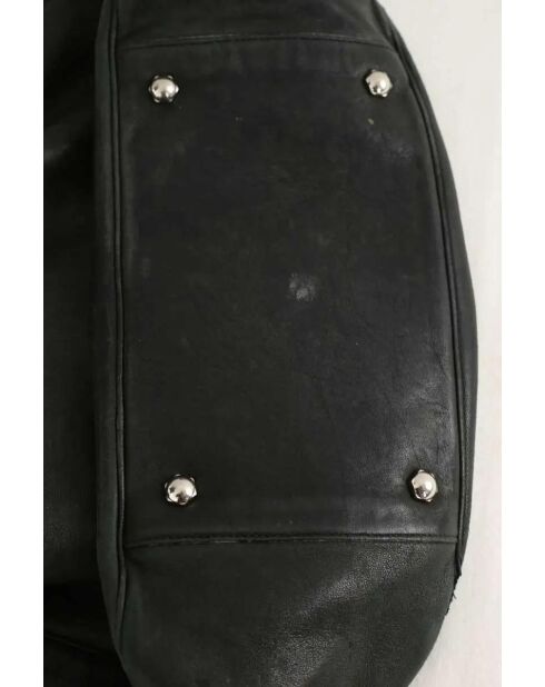 Zwarte leren handtassen - 35x16x35 cm - Goede conditie