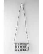 Sacs à main en cuir argenté - 20x2x12 cm - Jamais porté avec étiquette