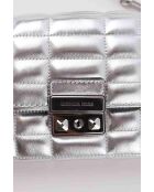 Sacs à main en cuir argenté - 20x2x12 cm - Jamais porté avec étiquette