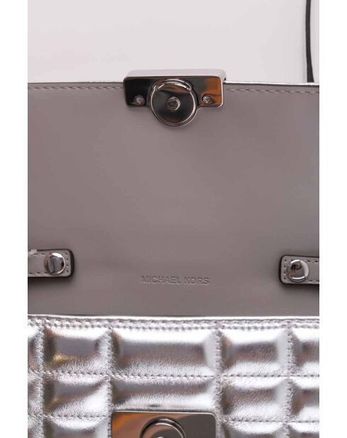 Sacs à main en cuir argenté - 20x2x12 cm - Jamais porté avec étiquette