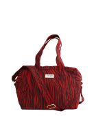 Bolsos de algodón rojos - 42x18x24x95 cm - En muy buen estado