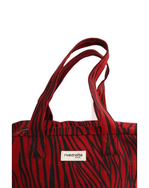 Bolsos de algodón rojos - 42x18x24x95 cm - En muy buen estado