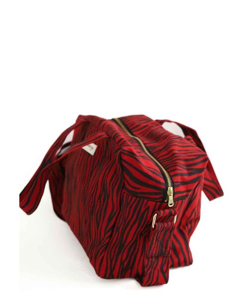 Bolsos de algodón rojos - 42x18x24x95 cm - En muy buen estado