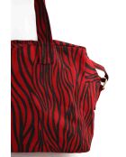 Bolsos de algodón rojos - 42x18x24x95 cm - En muy buen estado