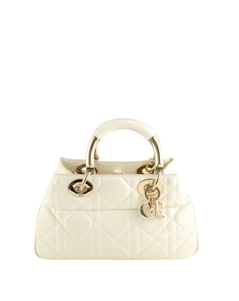 Bolsos de piel blanca - 30x18x12 cm - En muy buen estado