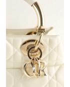 Bolsos de piel blanca - 30x18x12 cm - En muy buen estado