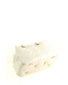 Bolsos de piel blanca - 30x18x12 cm - En muy buen estado